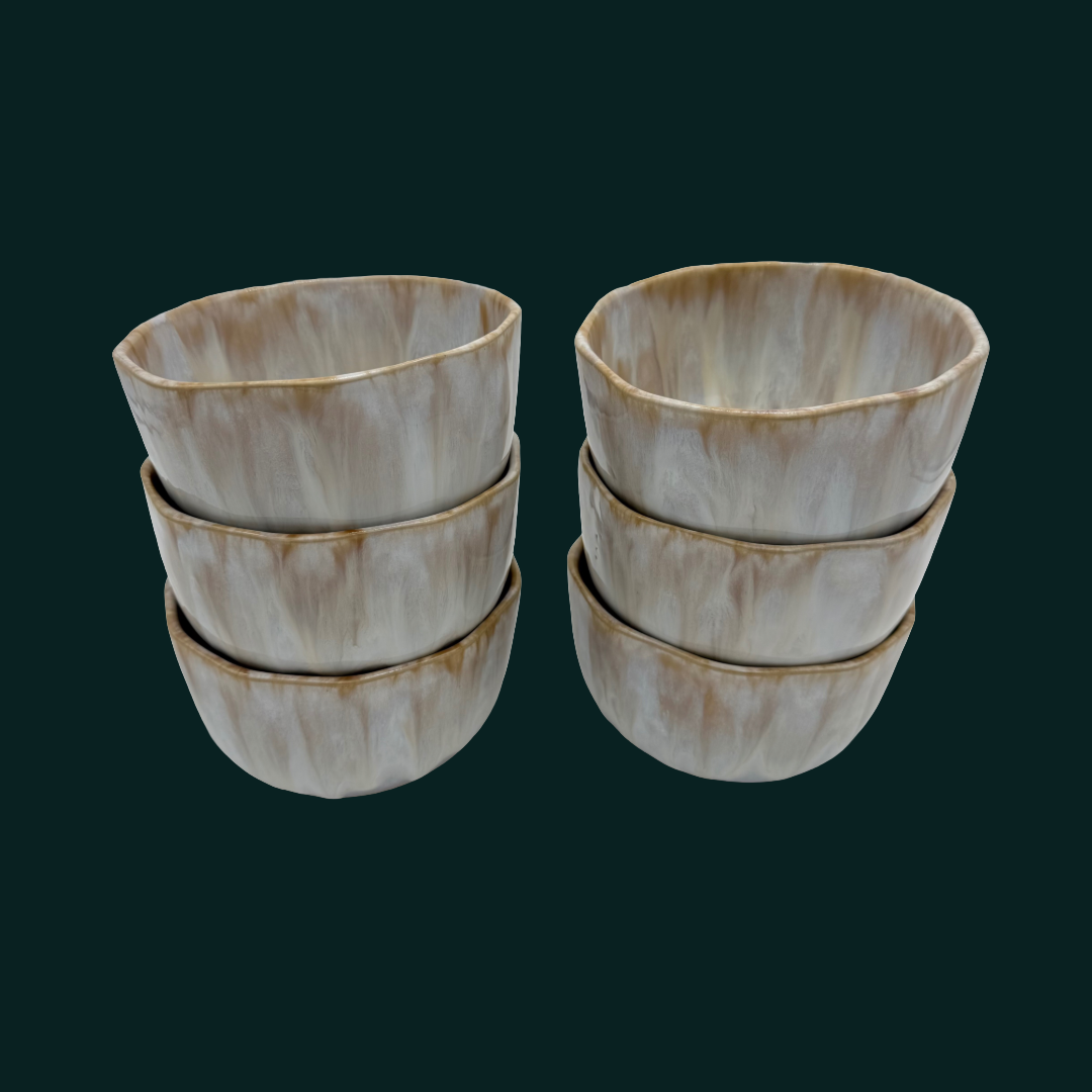 6-er Set Bowl dicke Hannah - Caramella