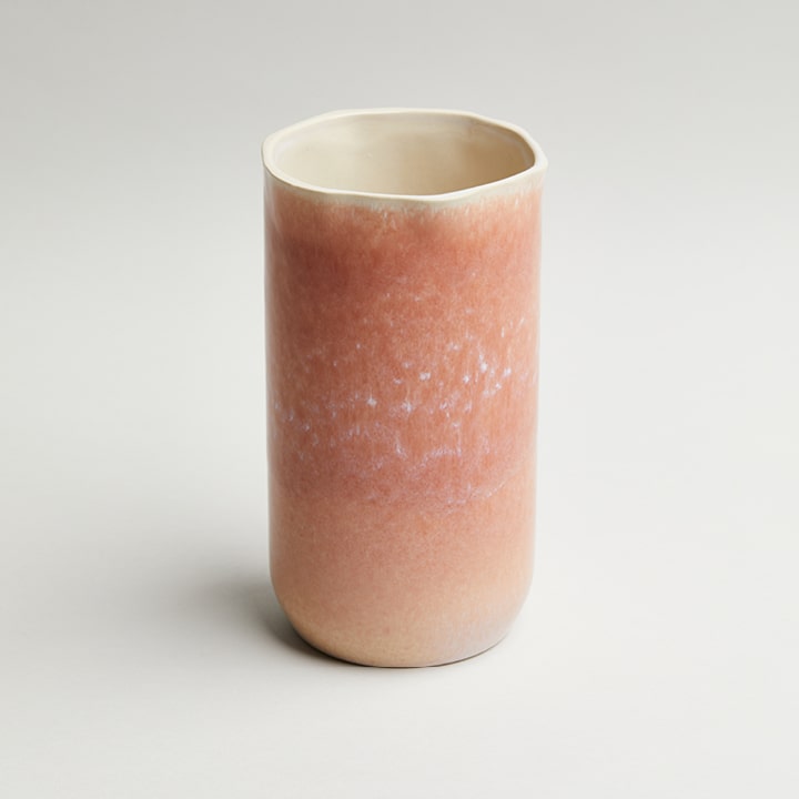 Vase Mauerblümchen - Koralle