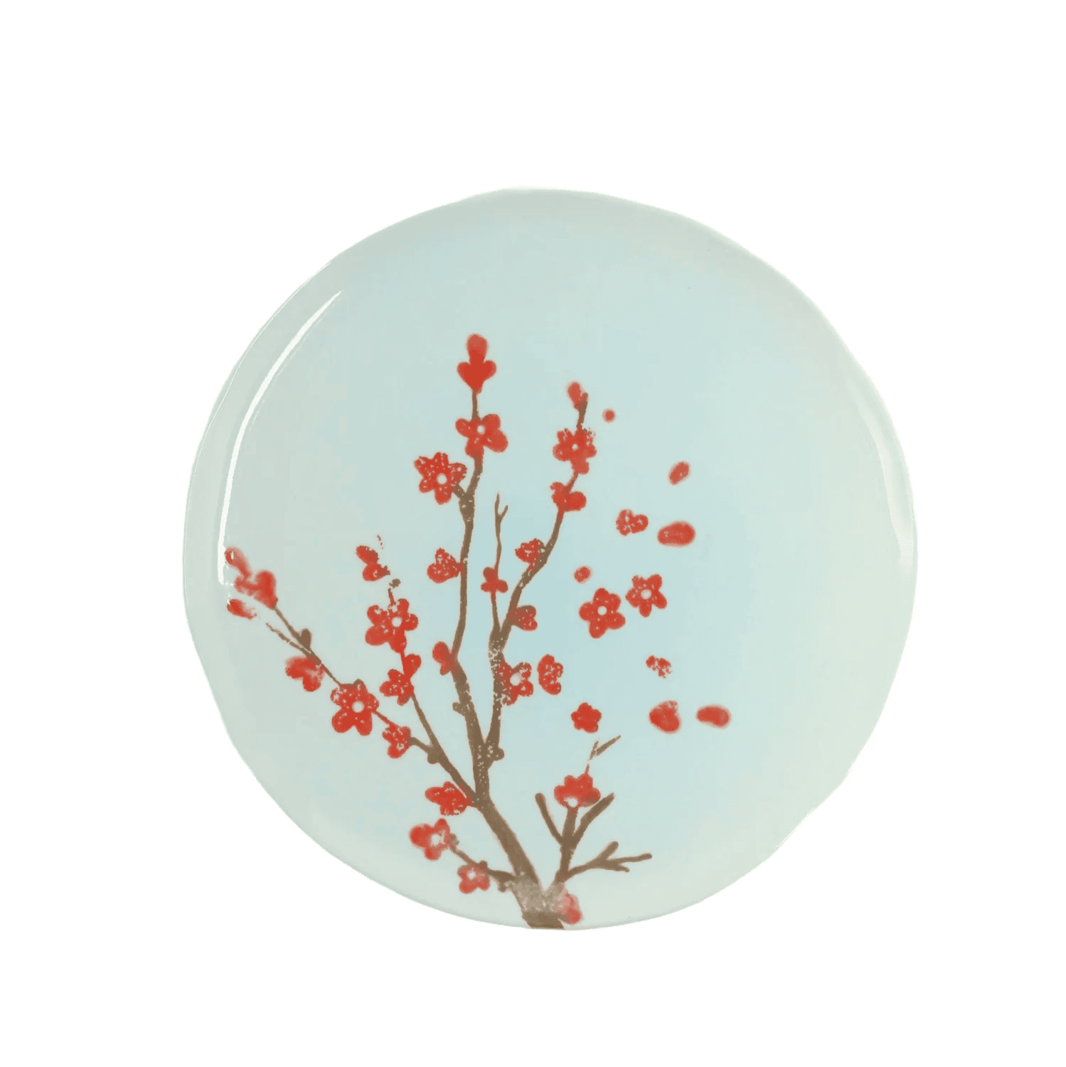 Teller Pfirsichblüte Himmelblau Ø 23 cm