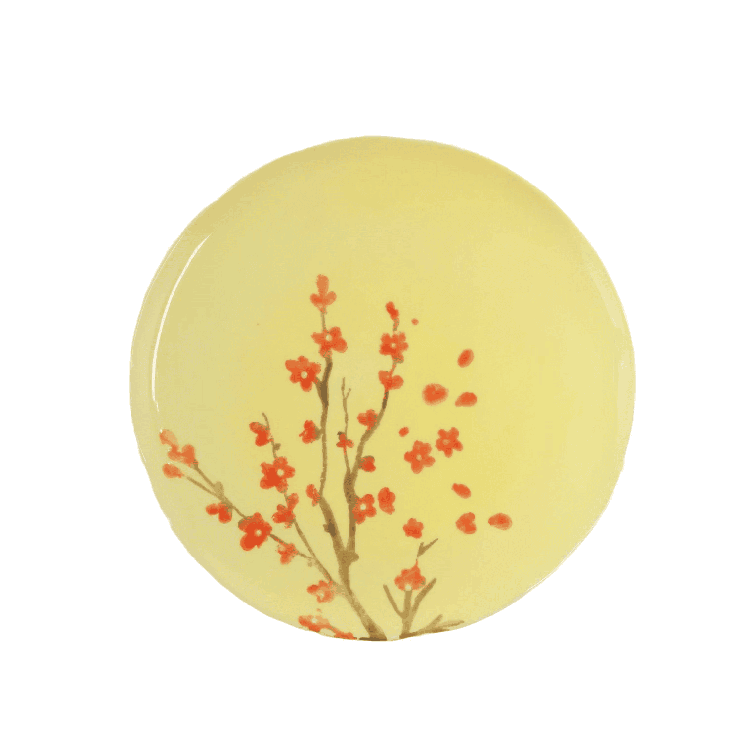 Teller Pfirsichblüte Zitronenfalter Ø 23 cm