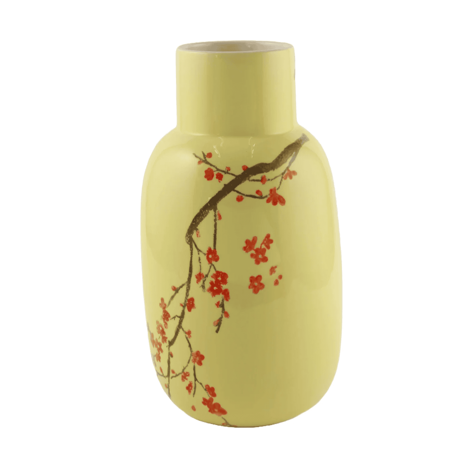 Vase Pfirsichblüte Zitronenfalter