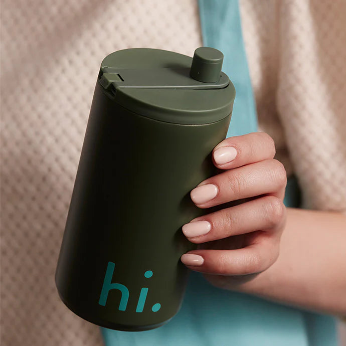 TRAVEL MUG GREEN HI