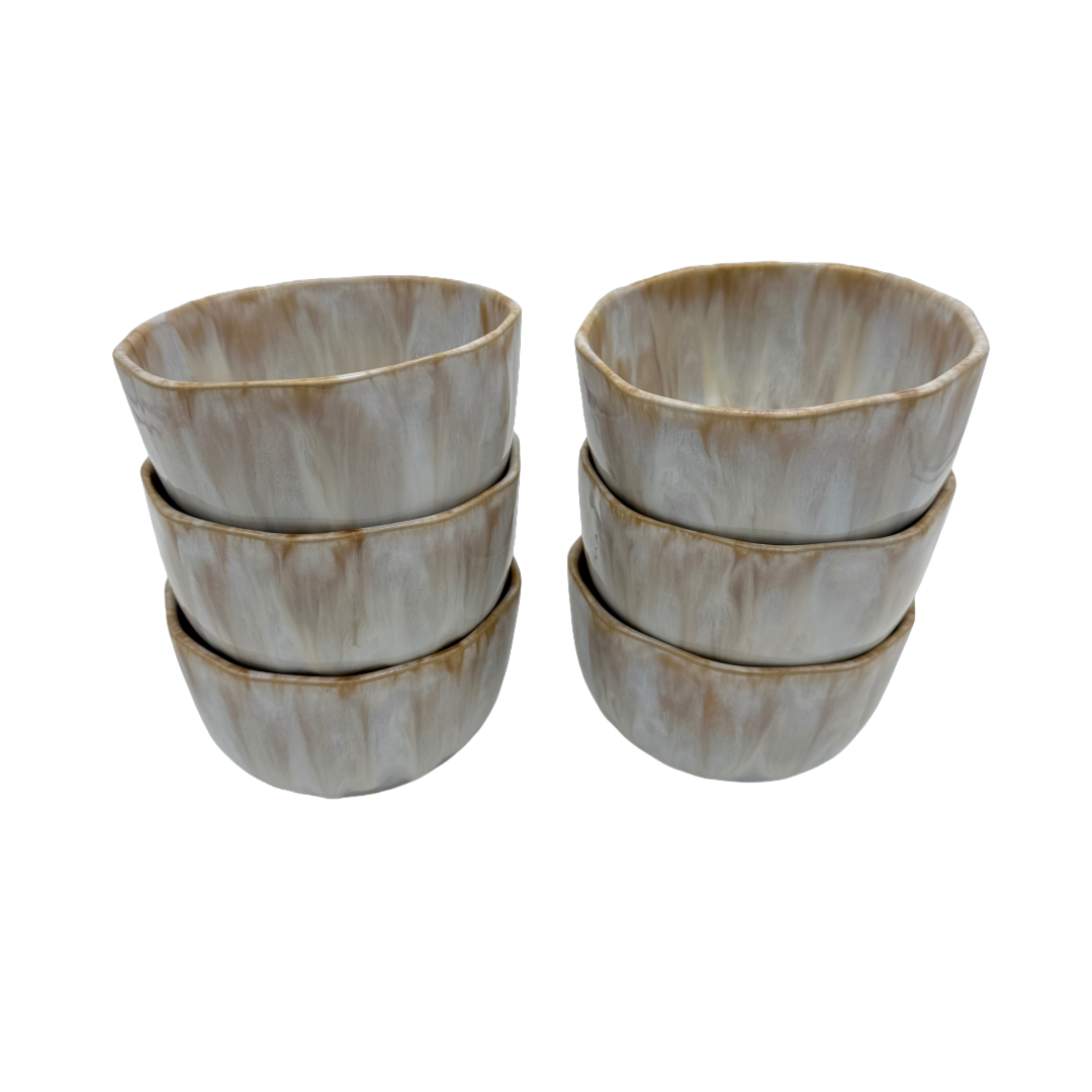 6-er Set Bowl dicke Hannah - Caramella