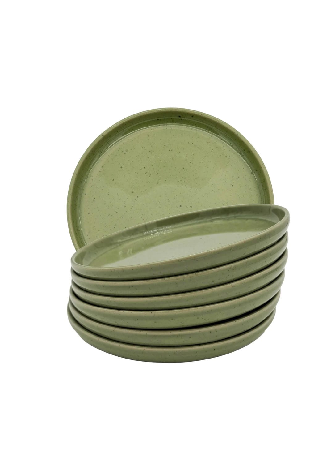 31-teiliges Set grün gesprenkelt