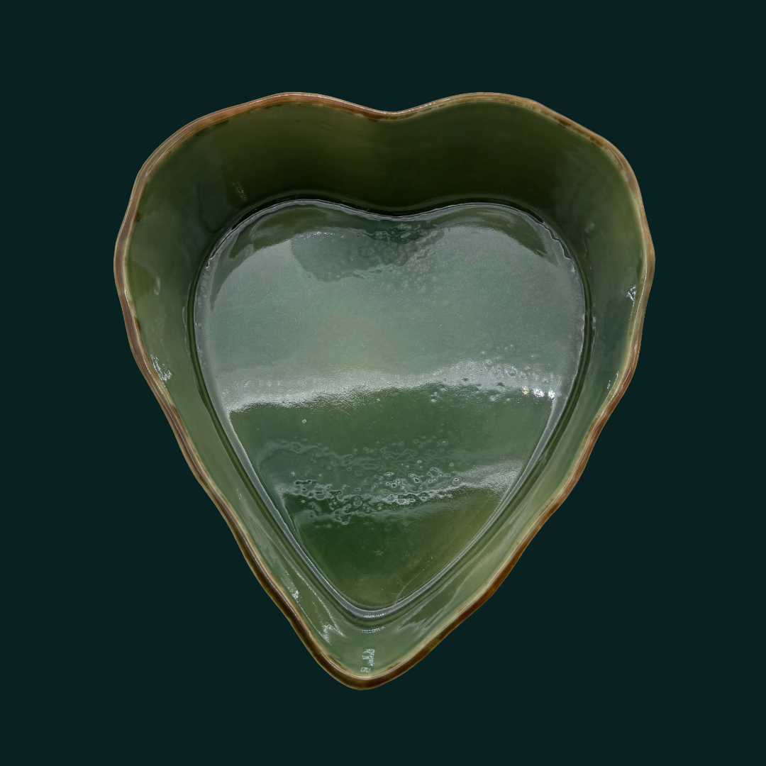 Herzschüssel große Liebe - grüne Gundi