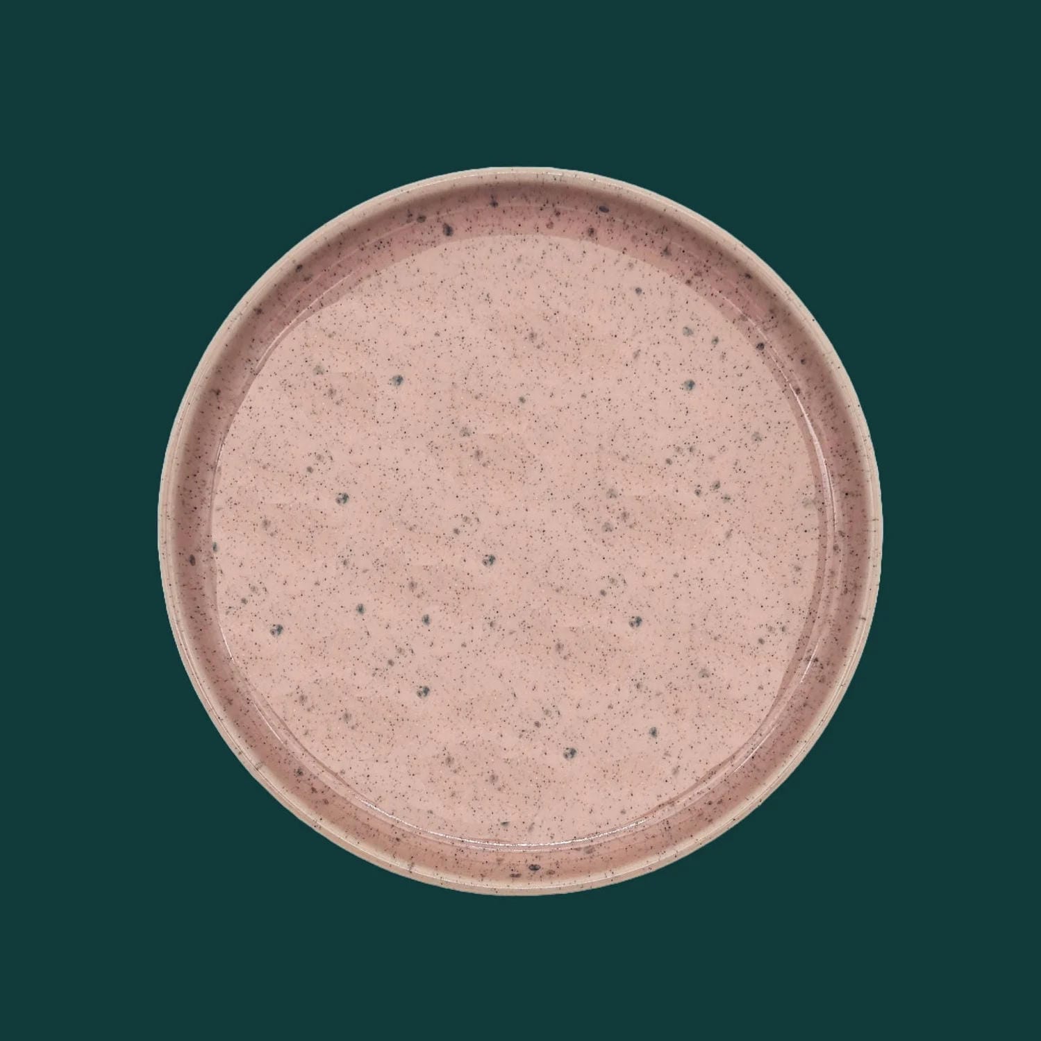 Teller Hänschen - rosa gesprenkelt