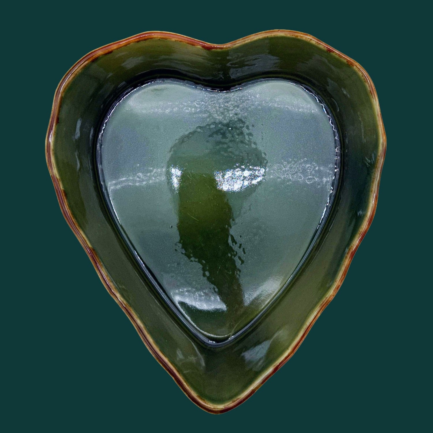 Herzschüssel große Liebe - grüne Gundi