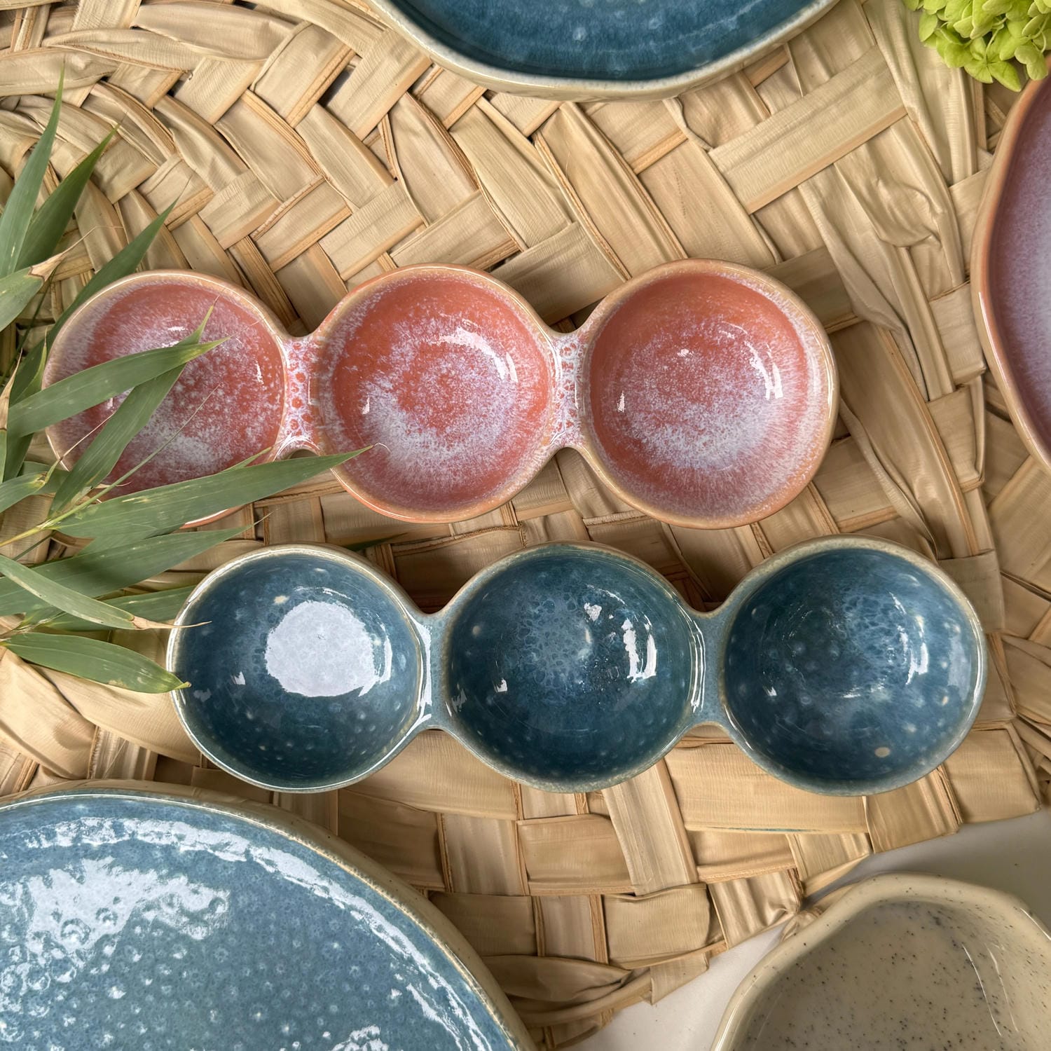 Trio flotter Dreier - Aqua