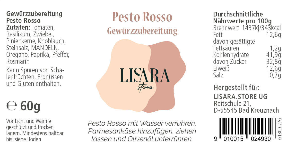 Herzschüssel kleine Liebe - Frau Holle mit Herznudeln und Pesto Rosso
