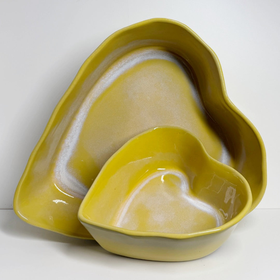 Herzschüssel kleine Liebe - Mimosa