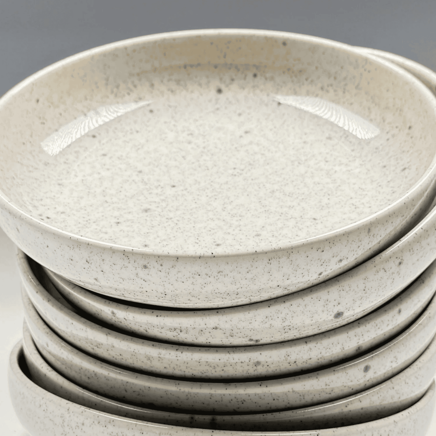 6-er Set Pastabowl Annika - creme gesprenkelt