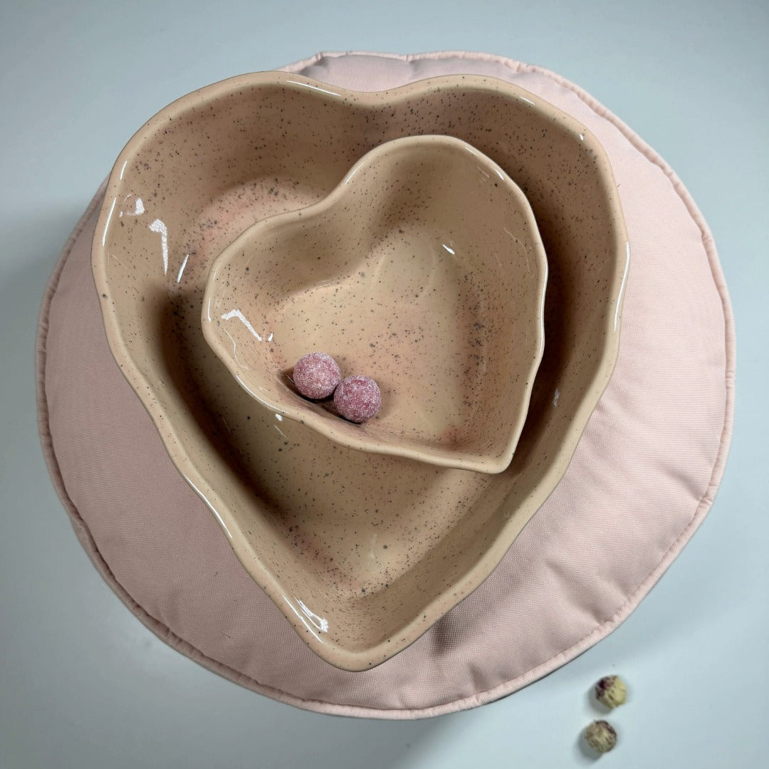 Herzschüssel große Liebe - Rhabarber