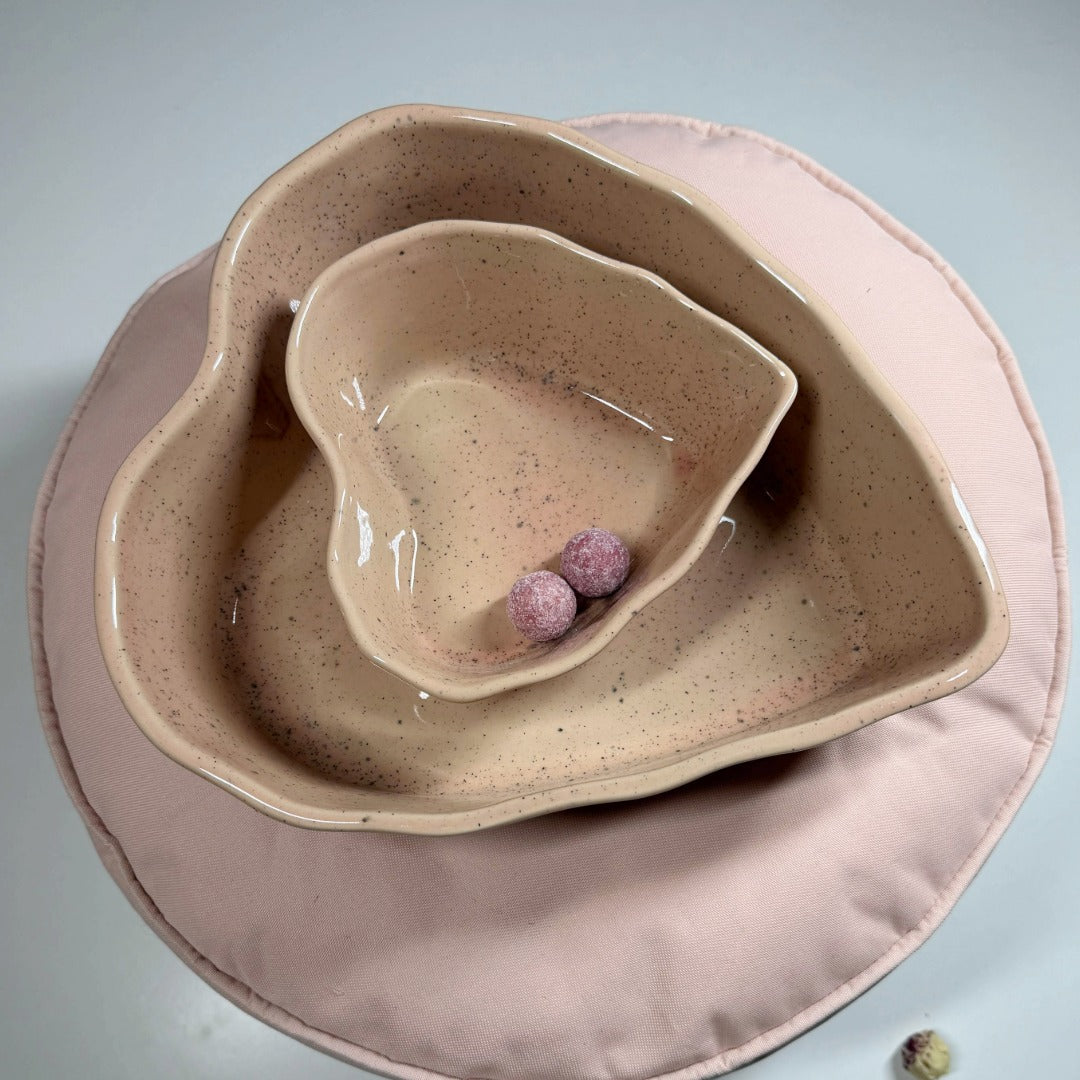 Herzschüssel große Liebe - Rhabarber