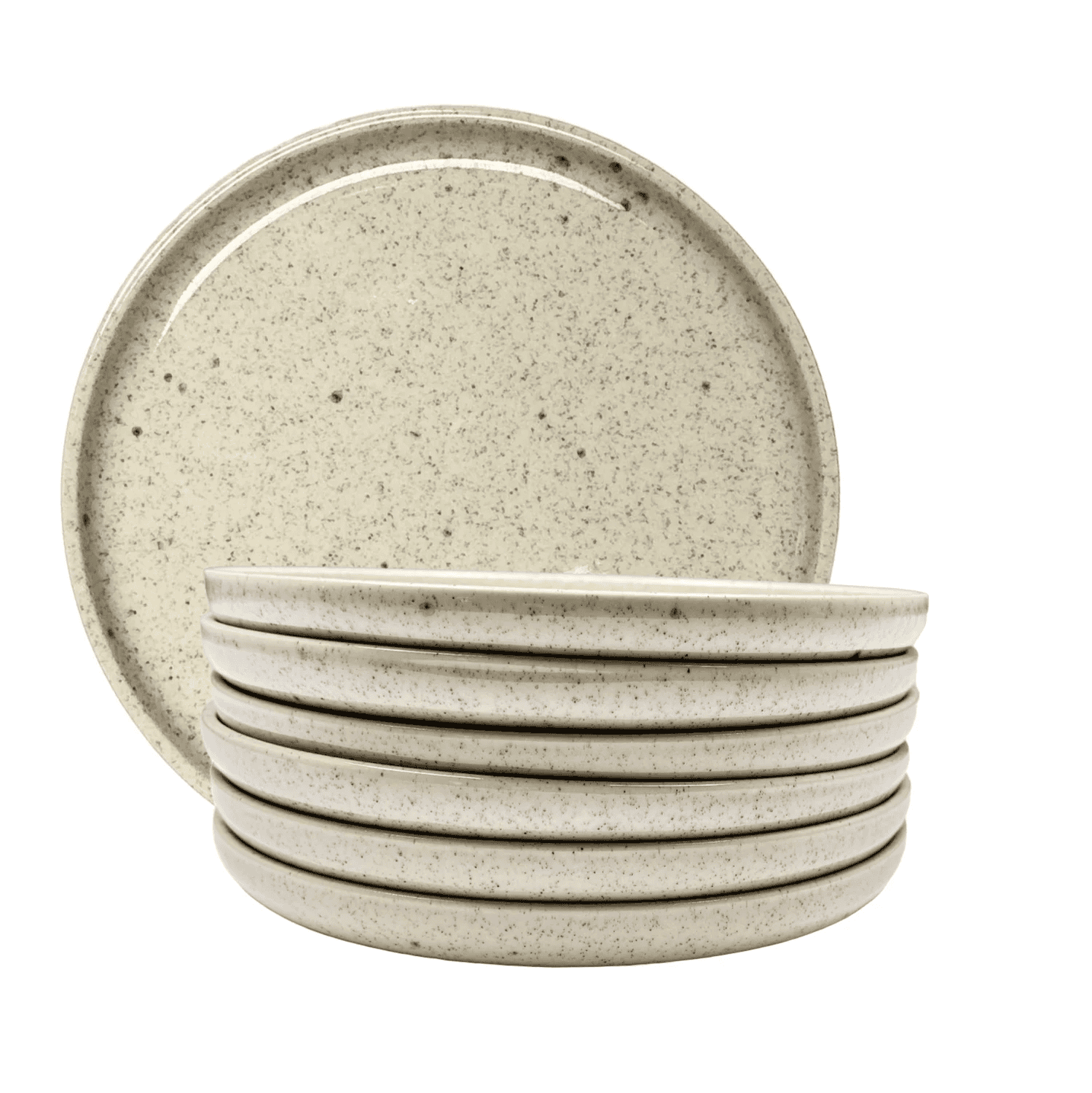 31-teiliges Set creme gesprenkelt