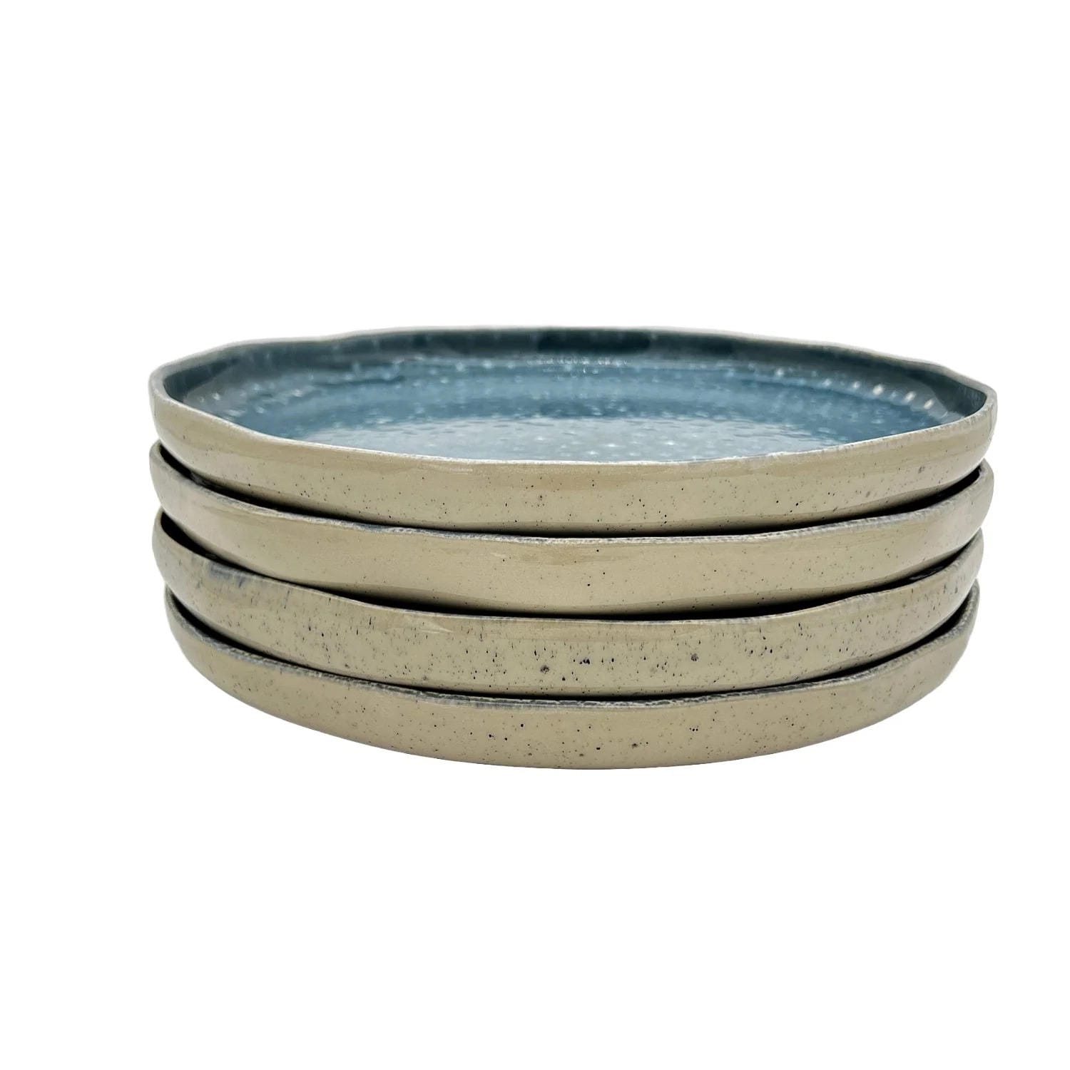 4-er Set Teller Karl - Aqua