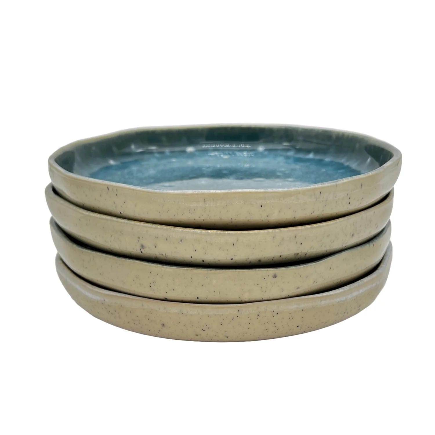 4-er Set Teller Karlchen - Aqua