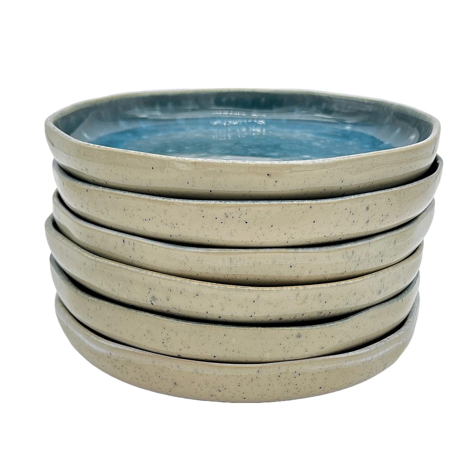 6-er Set Teller Karlchen - Aqua