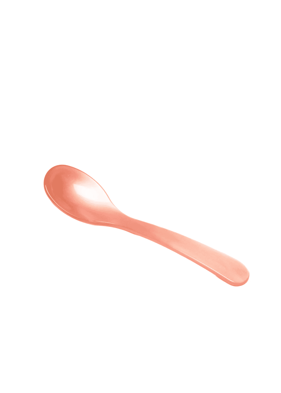 Eierlöffel aus Acrylglas aprikose