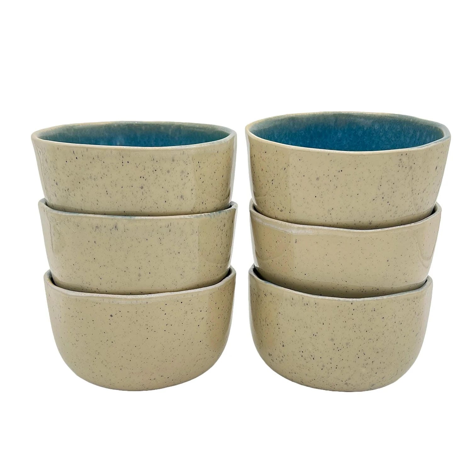 6-er Set Bowl dicke Hannah - Aqua