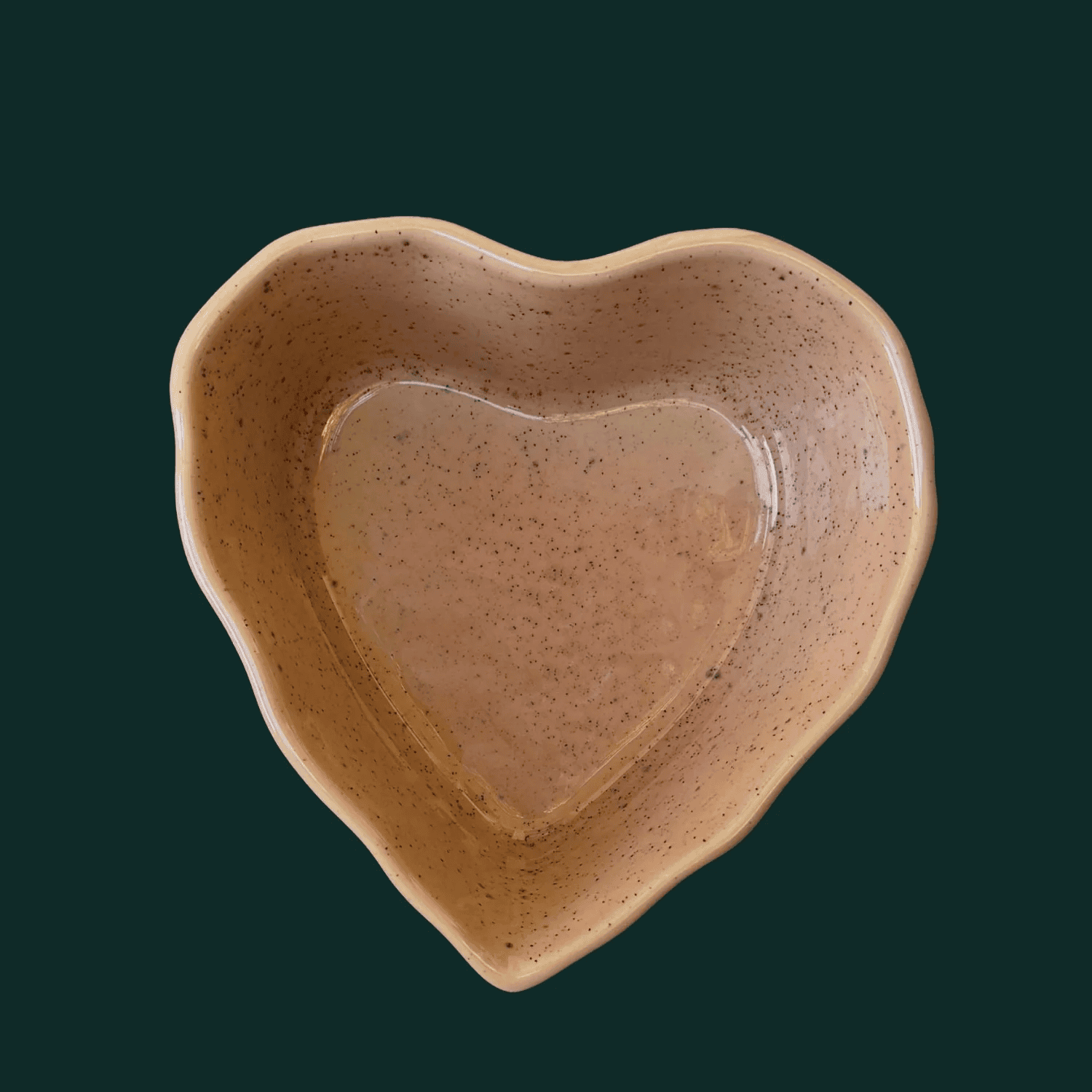 Herzschüssel kleine Liebe - Rhabarber
