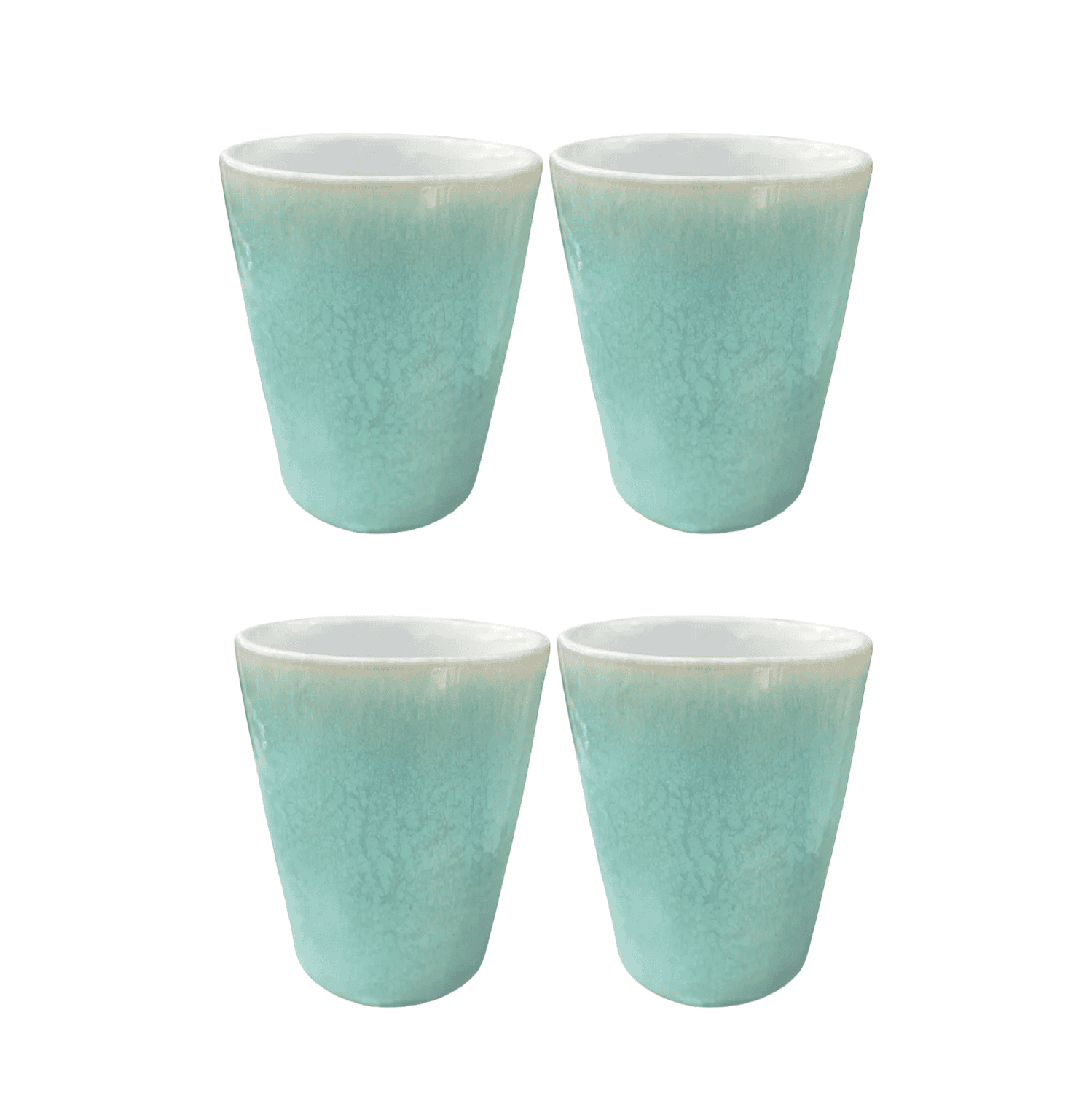 4-er Set Becher Horst - Immergrün
