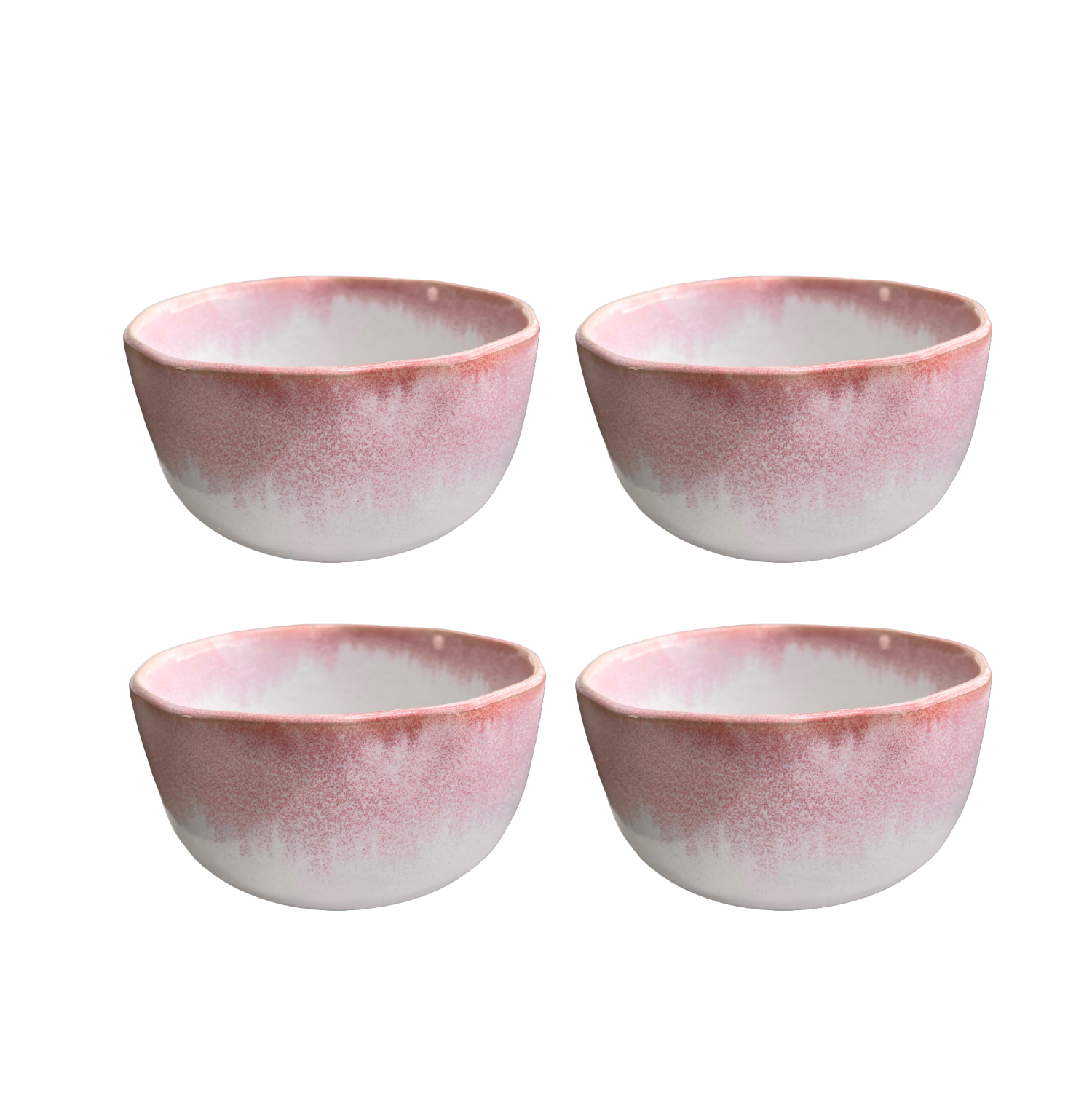 4-er Set Bowl dicke Hannah - Himbeersahne