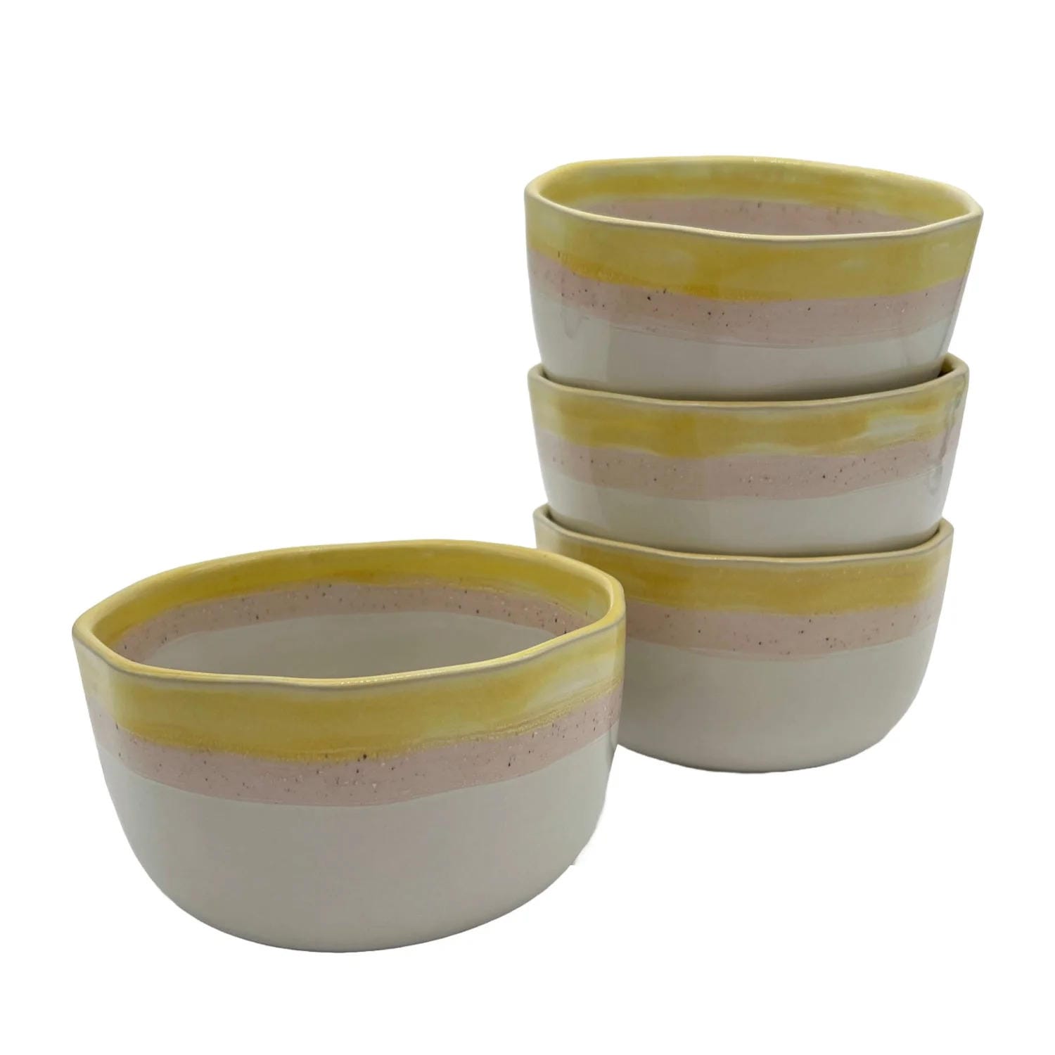 4-er Set Bowl dicke Hannah - Marille