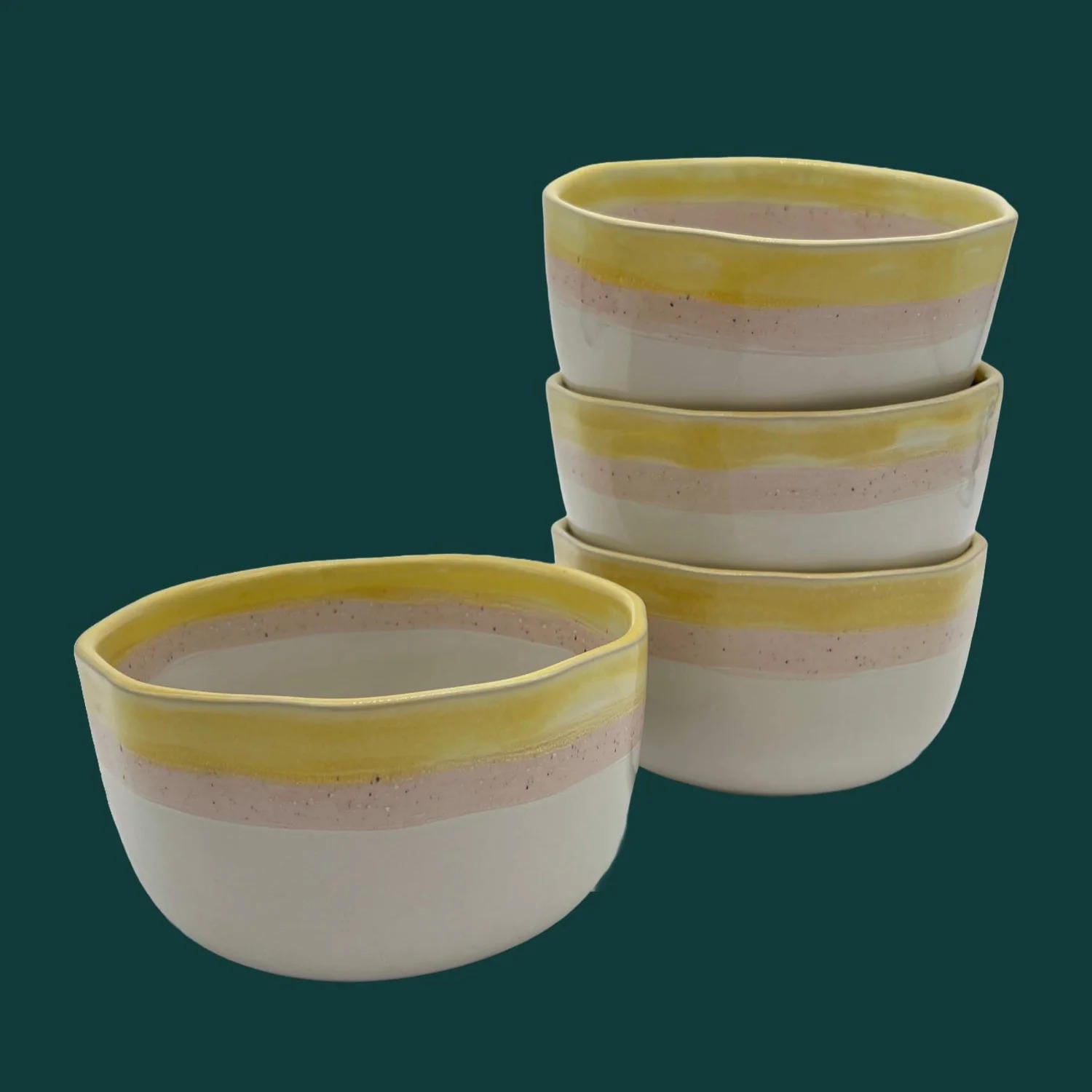 4-er Set Bowl dicke Hannah - Marille