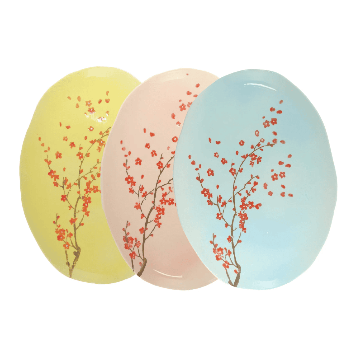 Schale oval Pfirsichblüte Rosarot