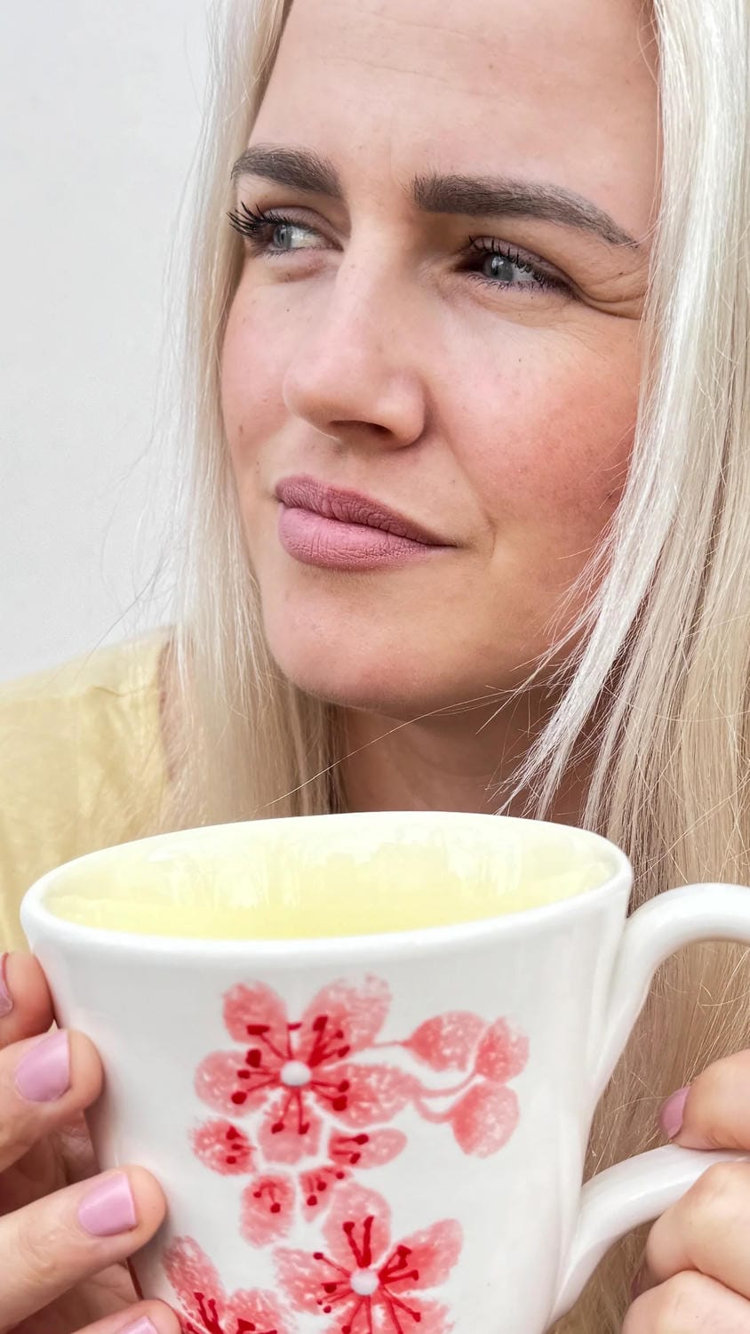 Teller Pfirsichblüte Zitronenfalter Ø 29 cm