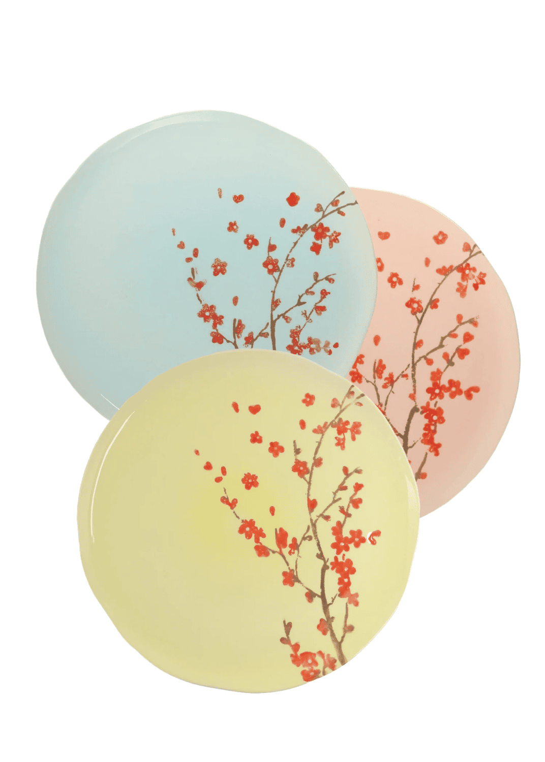 Teller Pfirsichblüte Zitronenfalter Ø 29 cm