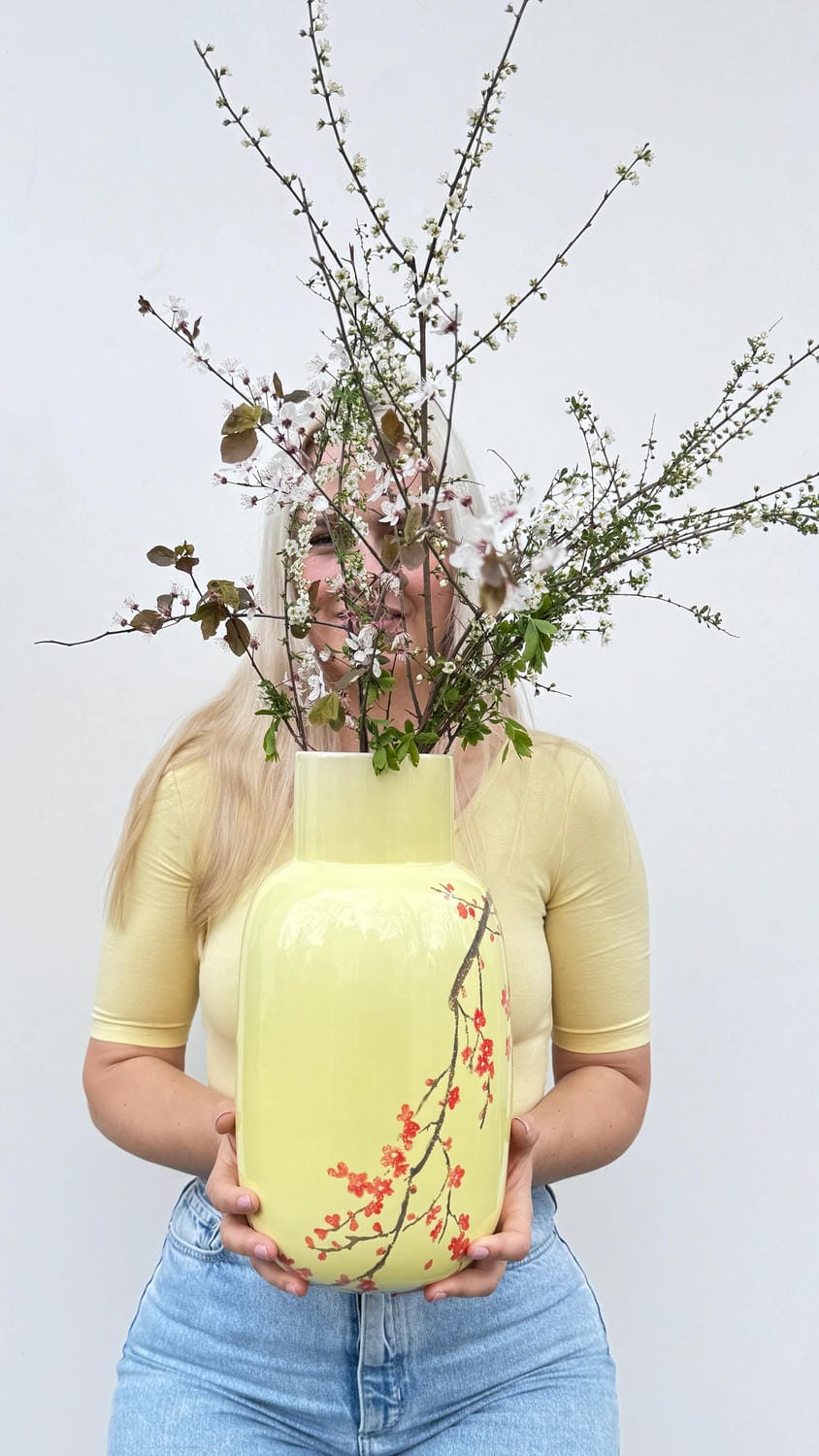 Teller Pfirsichblüte Zitronenfalter Ø 29 cm