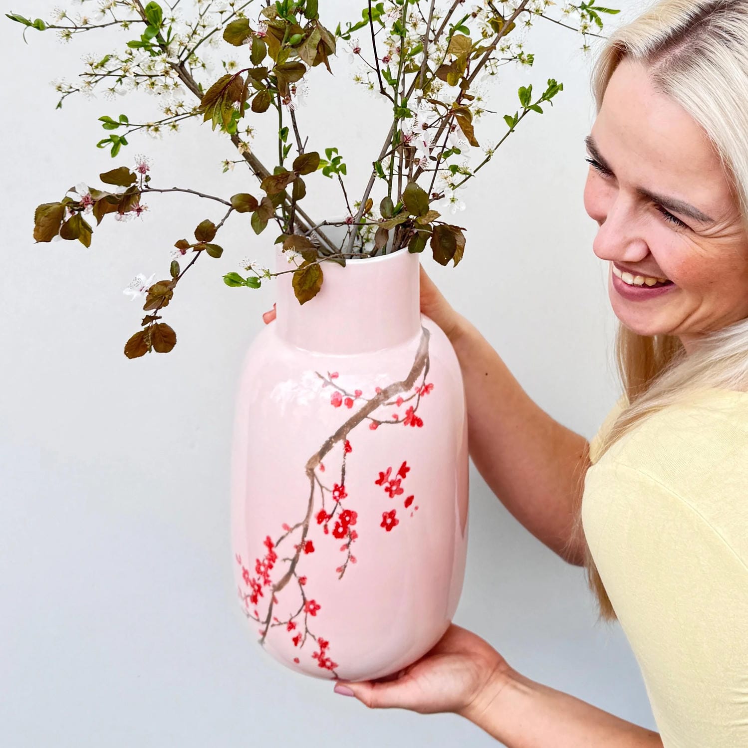Schüssel Pfirsichblüte Rosarot