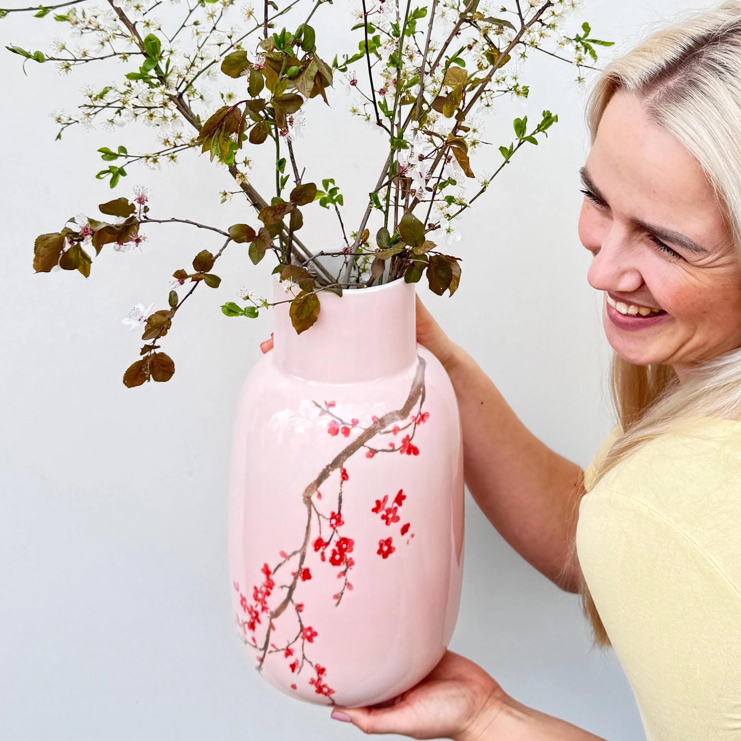 Teller Pfirsichblüte Rosarot	Ø 23 cm