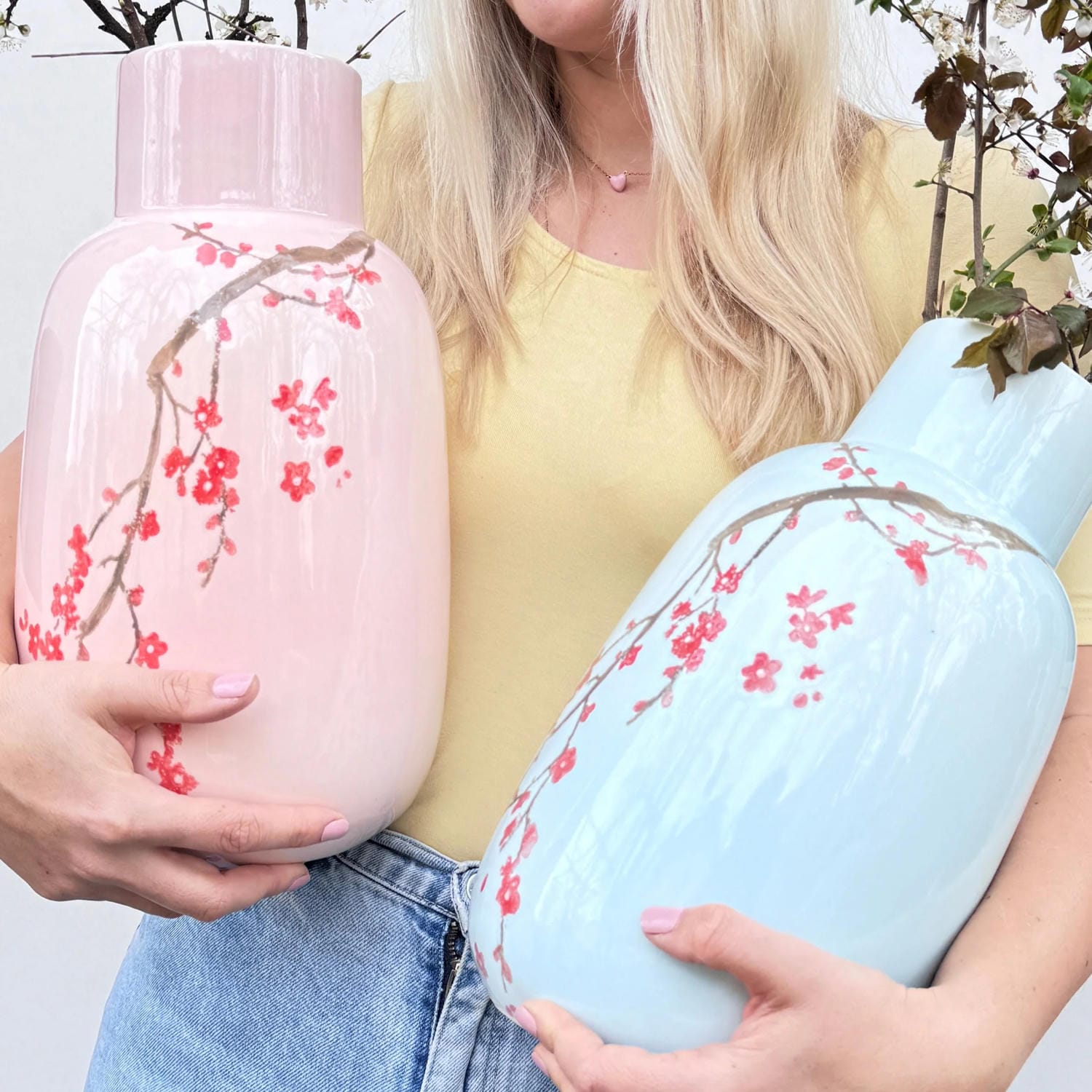 Vase Pfirsichblüte Rosarot
