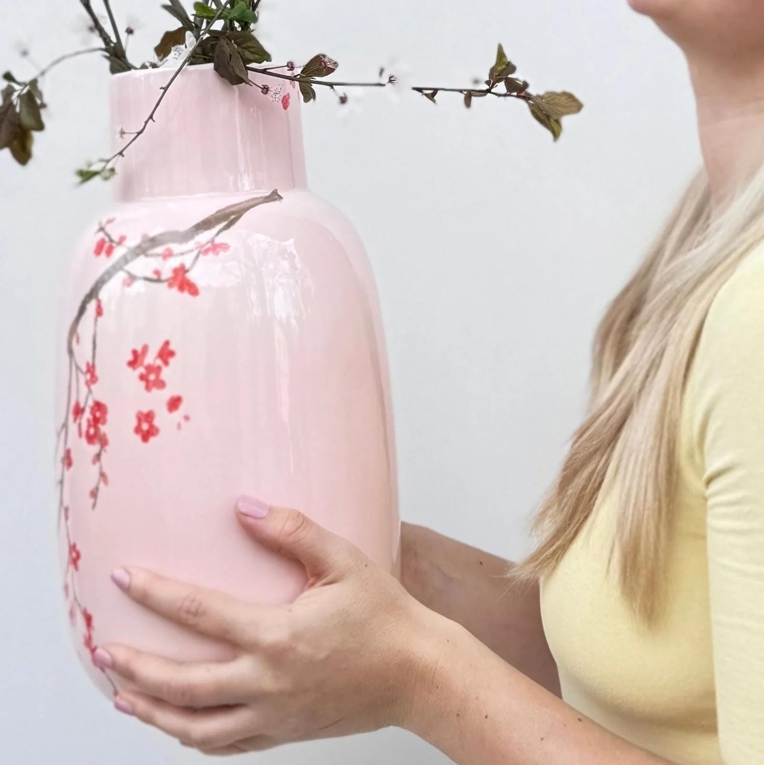Schüssel Pfirsichblüte Rosarot