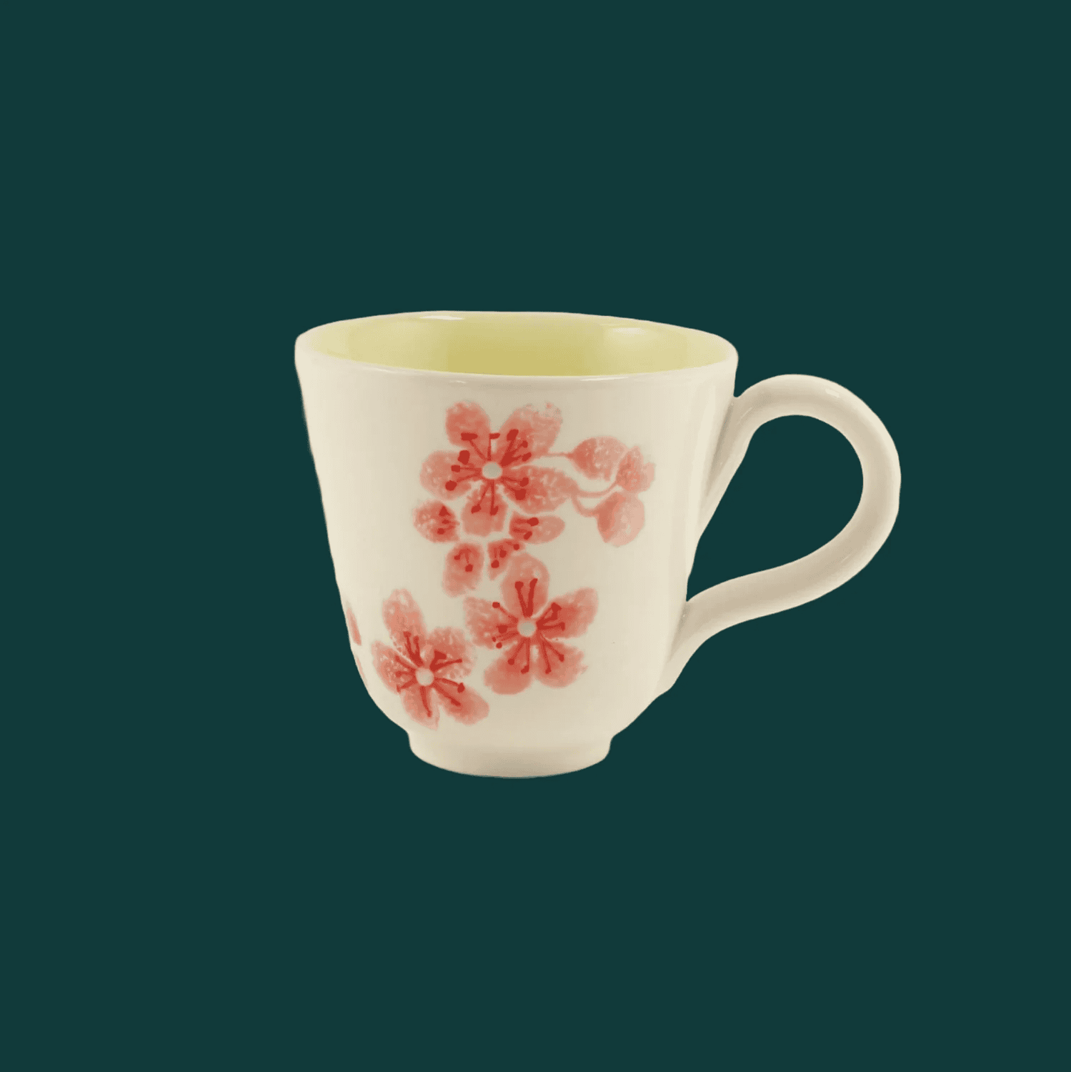 Tasse Pfirsichblüte Zitronenfalter
