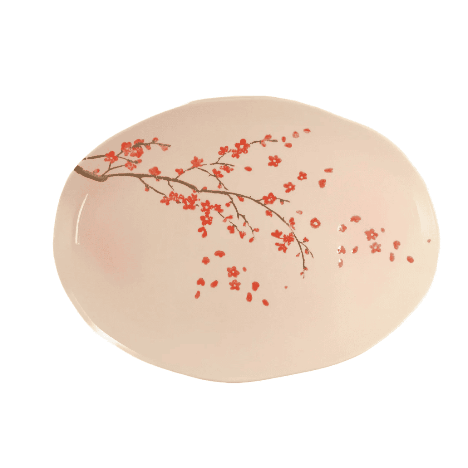 Schale oval Pfirsichblüte Rosarot