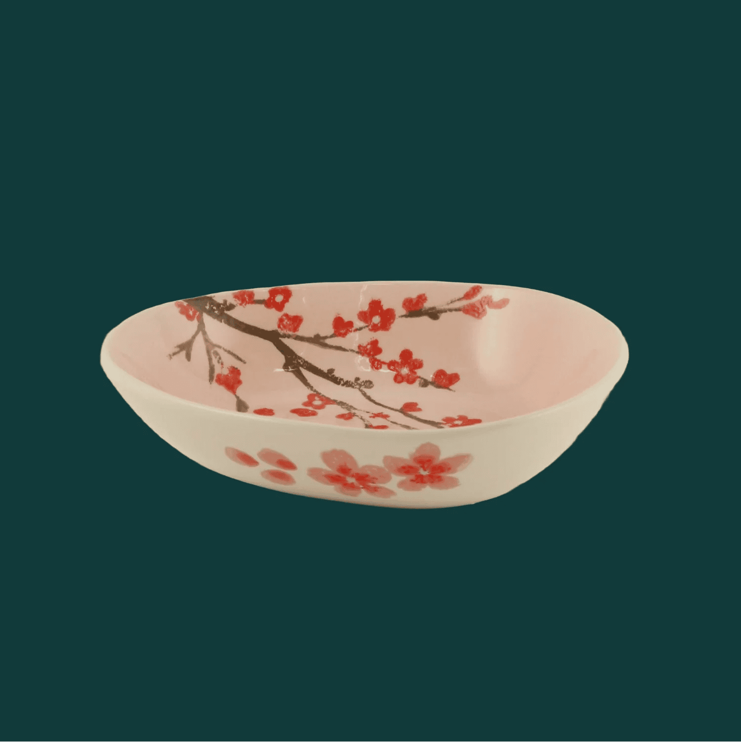 Bowl oval Pfirsichblüte Rosarot