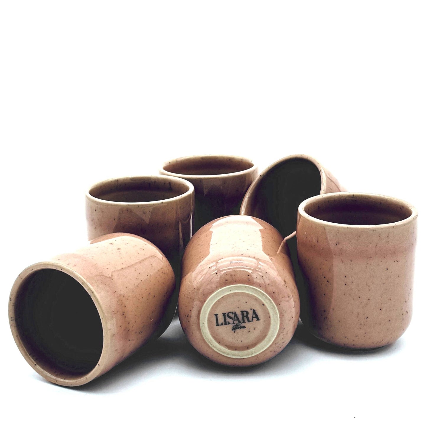 31-teiliges Set rosa gesprenkelt