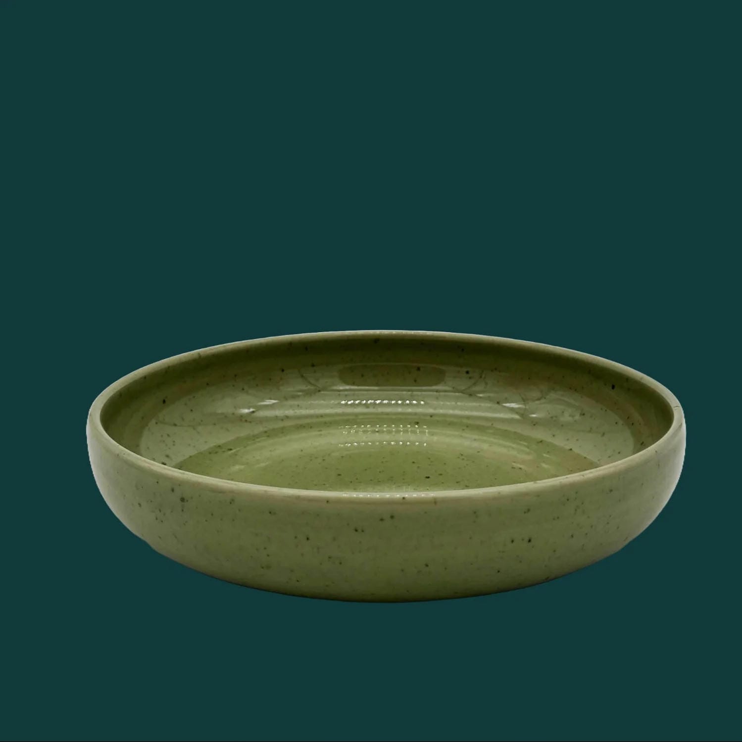Pastabowl Annika - grün gesprenkelt