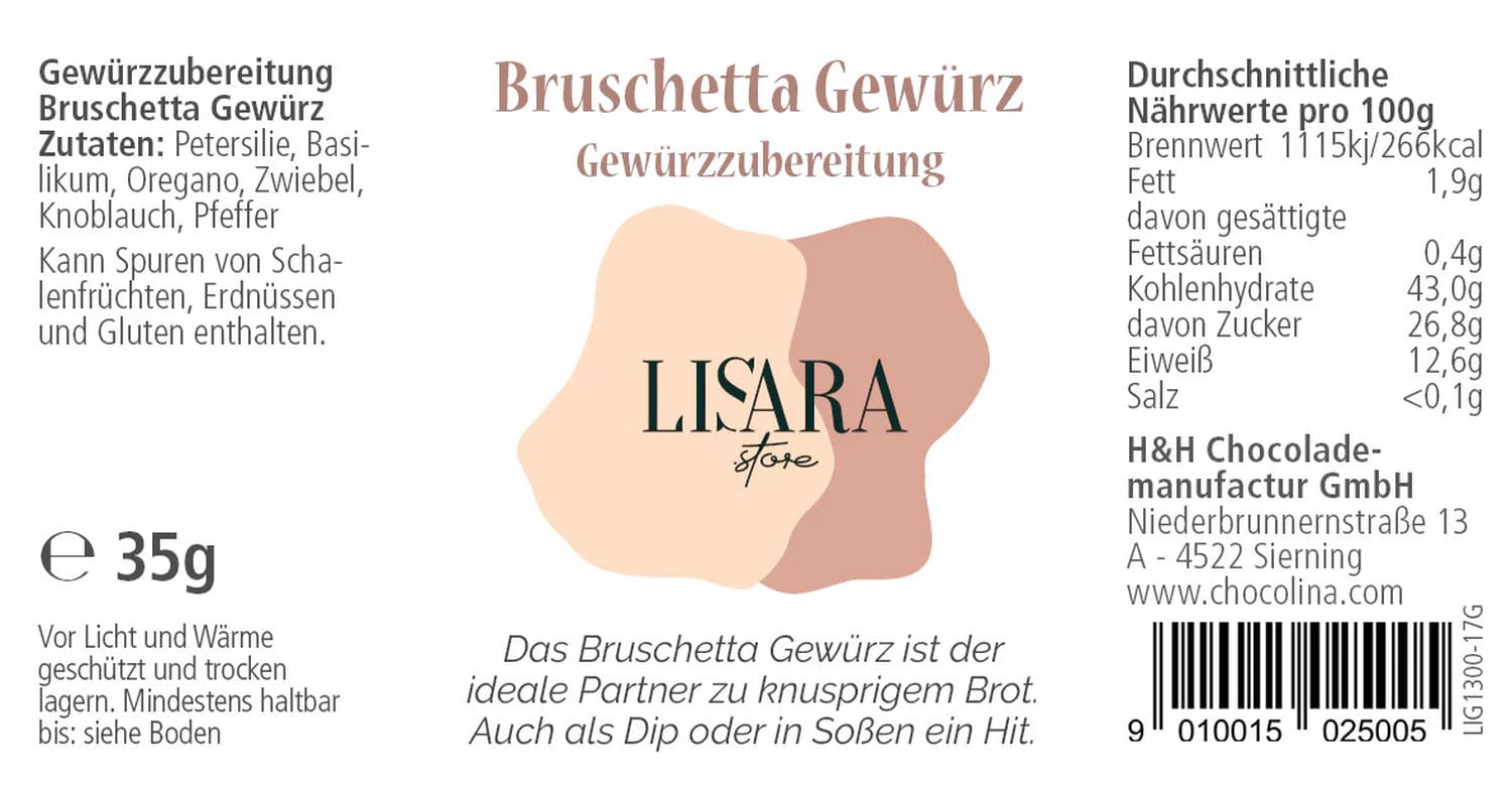 Quickie Set Keramikreibe Lottchen türkis mit Bruschetta Gewürz