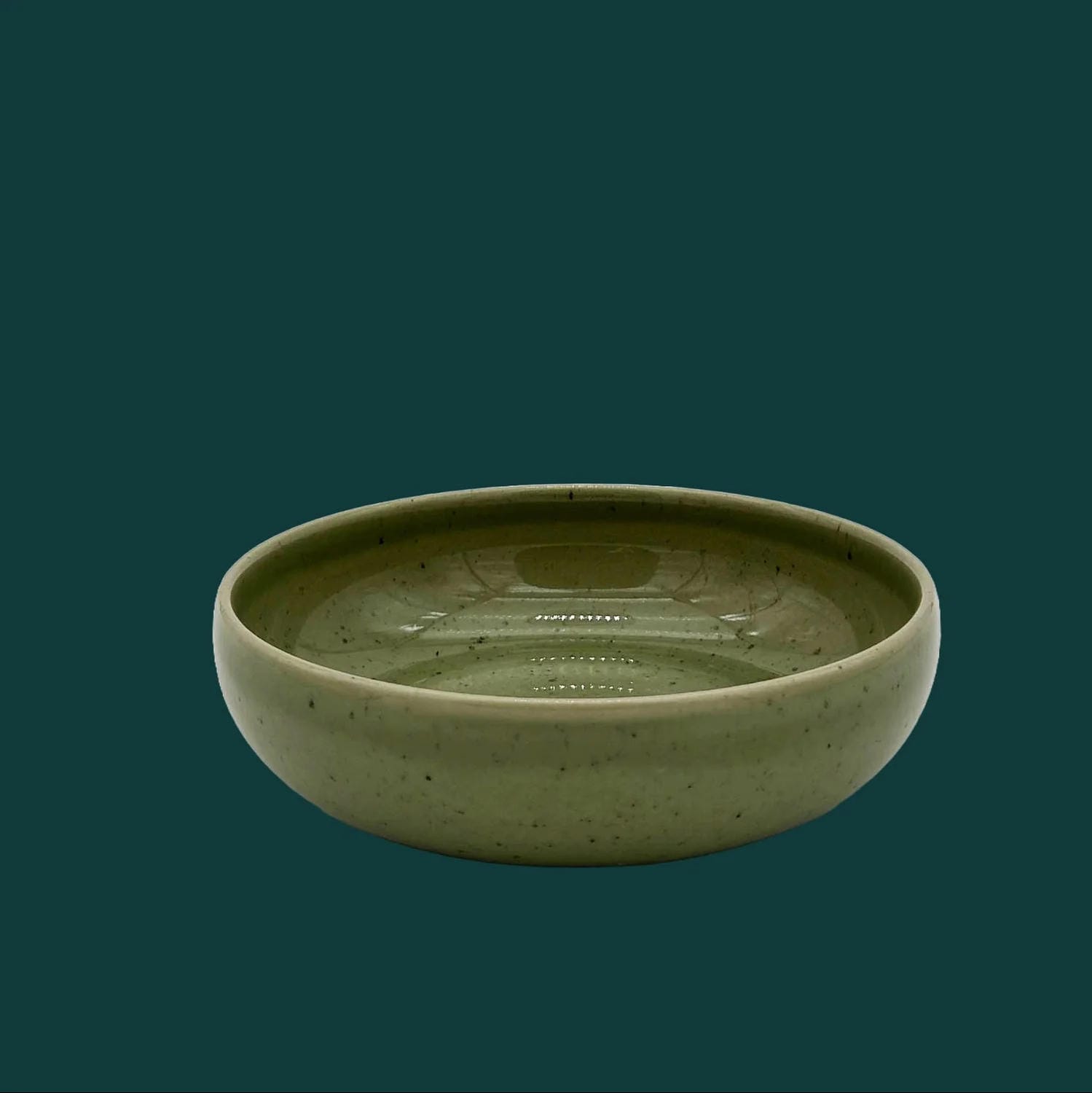 Bowl Dorle - grün gesprenkelt