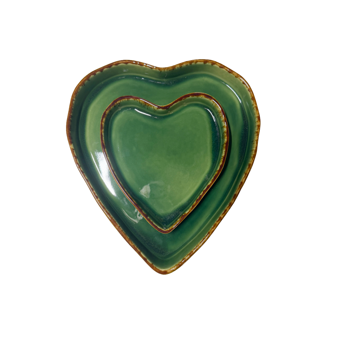 Herzteller große Liebe - grüne Gundi