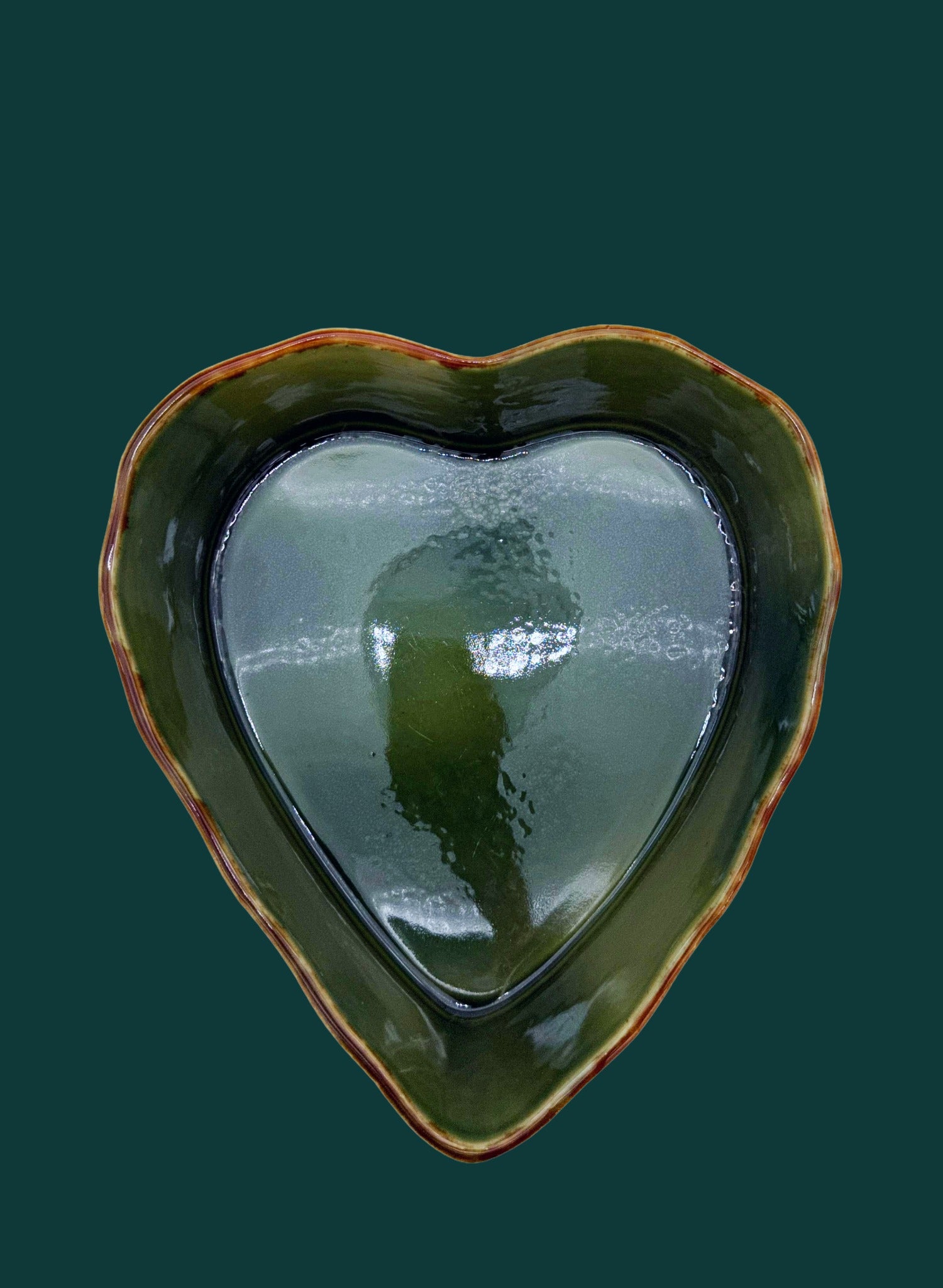 Herzschüssel große Liebe - grüne Gundi