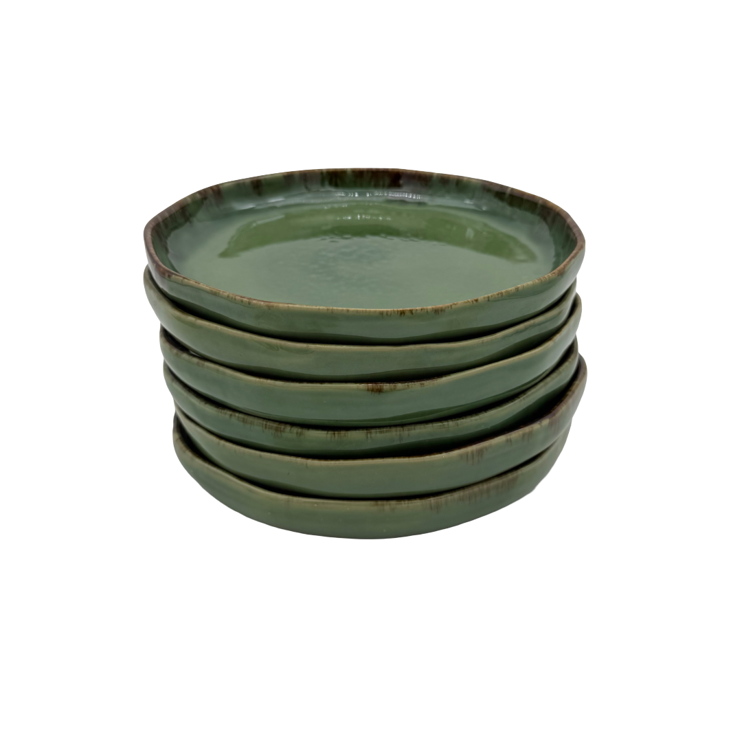 6-er Set Teller Karlchen - Grüne Gundi