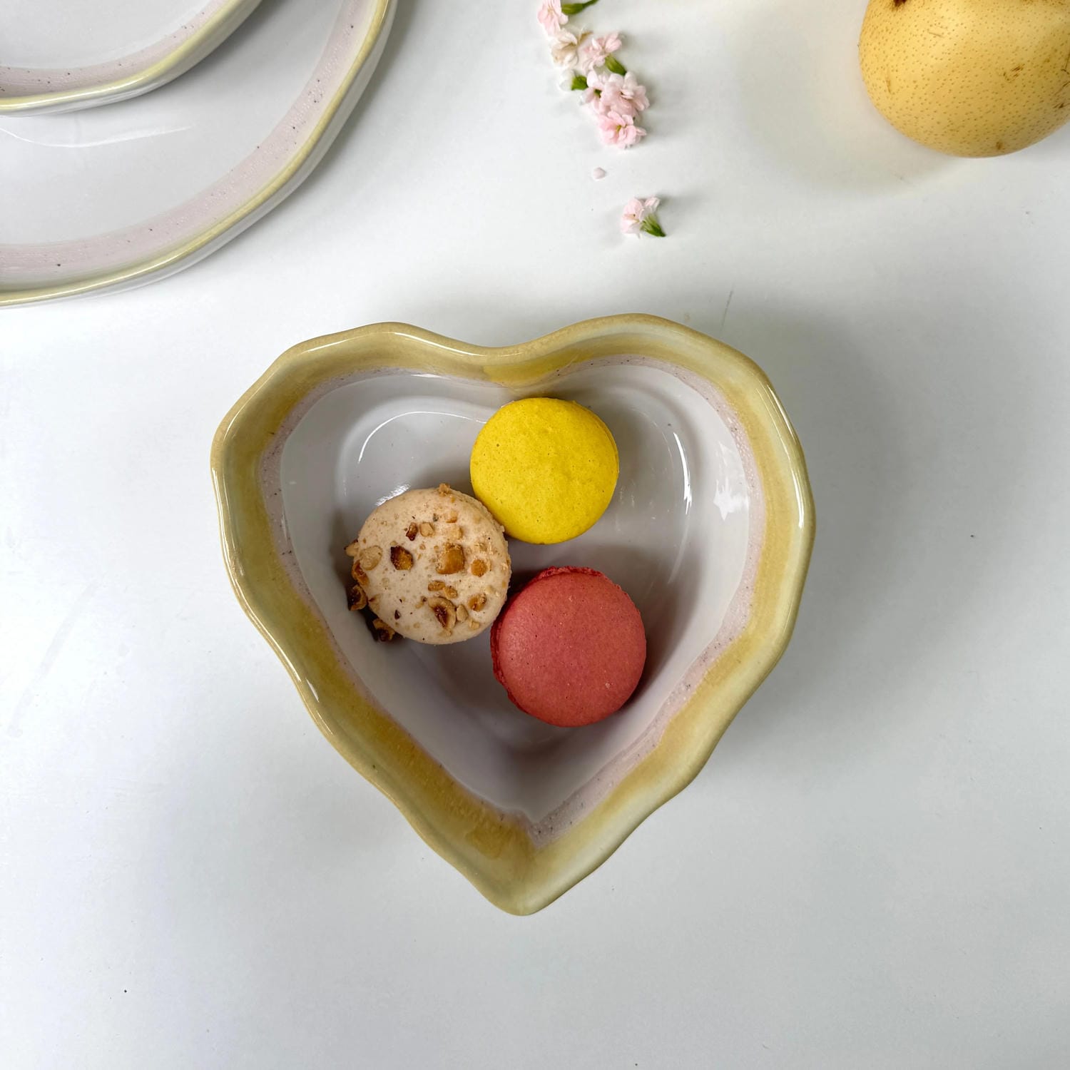 Herzschüssel kleine Liebe - Marille