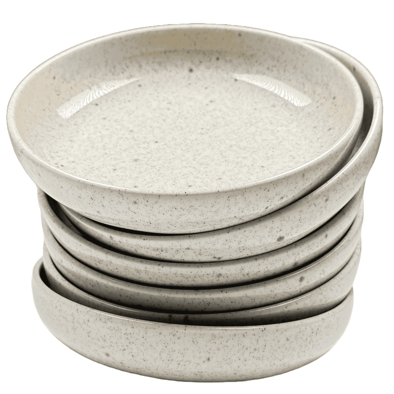 6-er Set Pastabowl Annika - creme gesprenkelt
