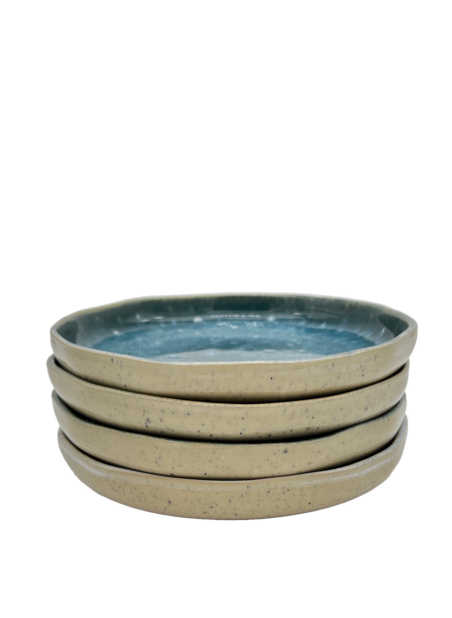 4-er Set Teller Karlchen - Aqua