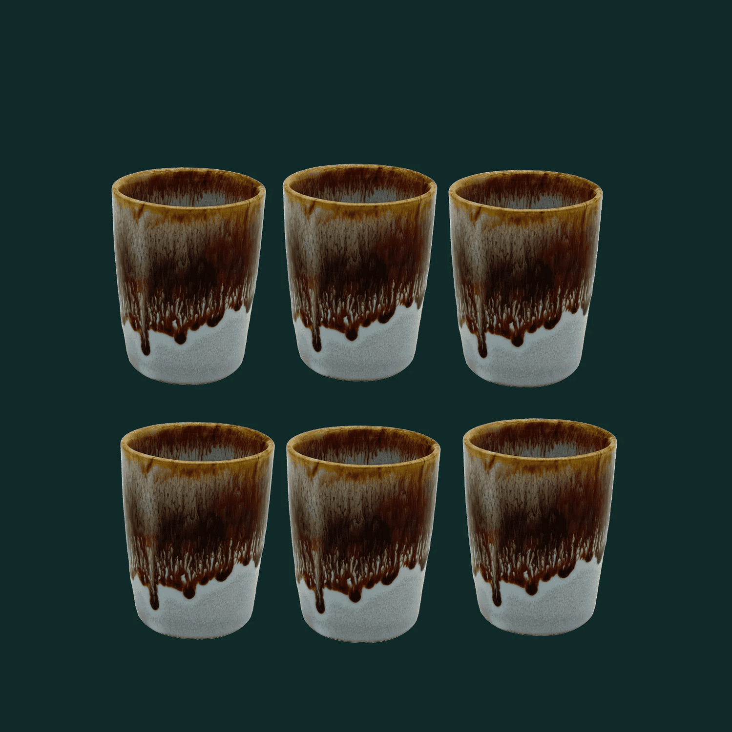6-er Set Becher Willi - heisse Schokolade